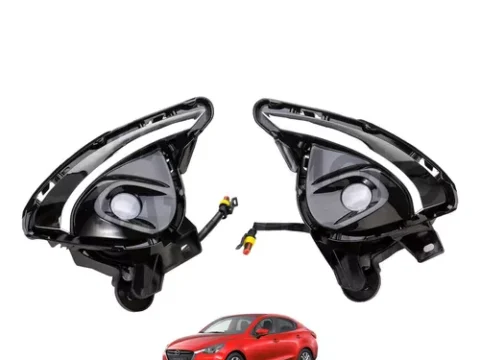 Neblineros para Mazda 2 2016/2020 en Chile: imagen principal del kit completo.