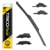Plumilla trasera universal V2 de 12 pulgadas para varios modelos de autos, incluyendo Ford Fiesta, Hyundai Tucson, Jeep Wrangler, Nissan Qashqai y Juke - Chile.