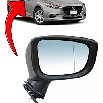 Espejo izquierdo eléctrico con blinker para Mazda 3 del año 2014-2016.