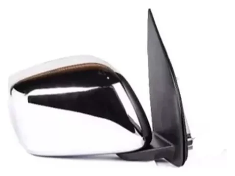 Reflejo de espejo cromado para el lado izquierdo de un Nissan Np300 modelo 2016 en adelante sin indicador de giro, ideal para vehículos en Chile.