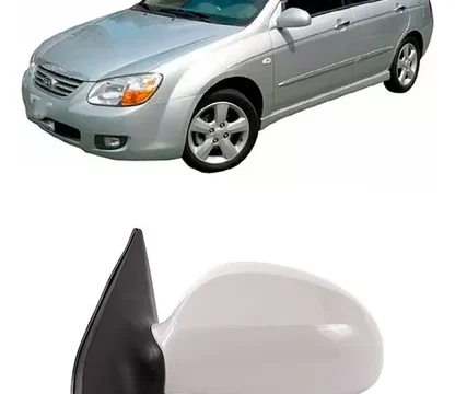 Espejo izquierdo eléctrico de un automóvil Kia Cerato del año 2006 al 2008.