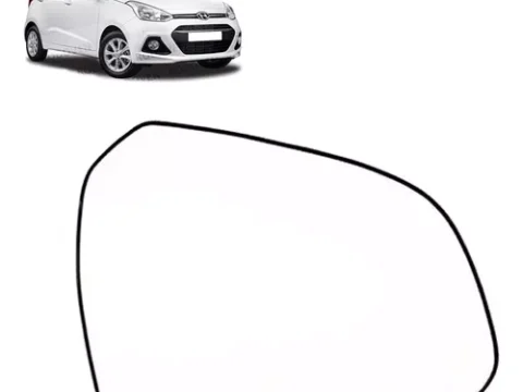 Pieza de repuesto para el lado derecho del espejo retrovisor de un Hyundai Grand i10 del año 2014 al 2018.