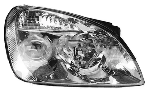 Óptico delantero derecho de un automóvil Kia Carens modelo 2008-2013.