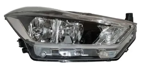 Farol delantero derecho con luz diurna LED y regulación manual para Nissan Kicks 2017-2020.