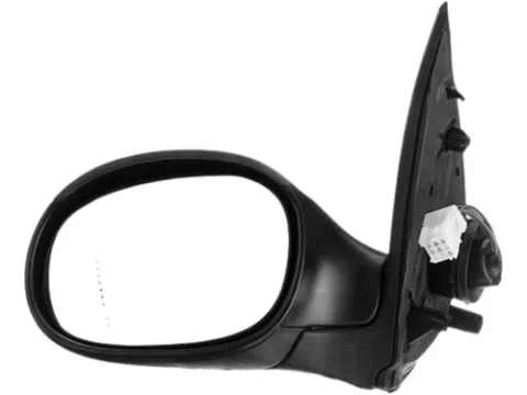 Espejo derecho negro eléctrico para Peugeot 206 del año 1998 al 2007.
