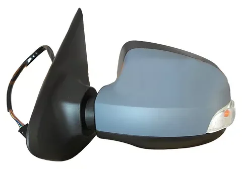 Espejo izquierdo eléctrico con luz de señalización y desempañador para pintar, compatible con Renault Symbol 2013/2017.