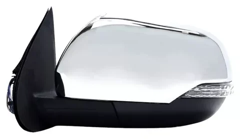 Espejo izquierdo cromado eléctrico para camioneta Mitsubishi L200 Triton 2019-2023, abatible eléctricamente con blinker, repuesto de alta calidad KL-MB603Aesql. ¡Compra ahora en Chile!