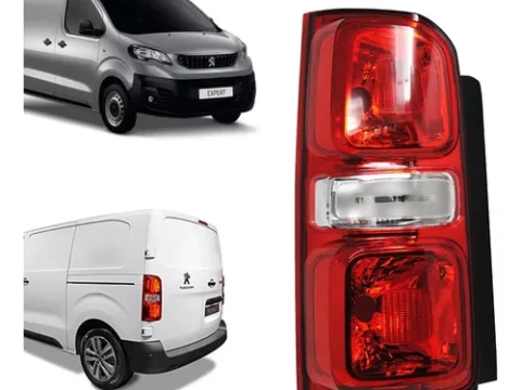 Farol trasero izquierdo de un Peugeot Expert 2018 en adelante - Citroen Jumpy 2018 en adelante, pieza de repuesto para automóviles franceses. Apta para vehículos fabricados a partir del 2018.
