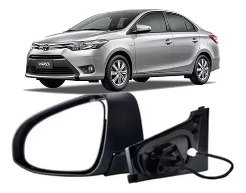 Espejo Derecho Toyota Yaris 2014/2020 Electrico / Para Pintar 1 Espejo lateral derecho eléctrico para pintar de Toyota Yaris modelo 2014 a 2020, imagen principal.