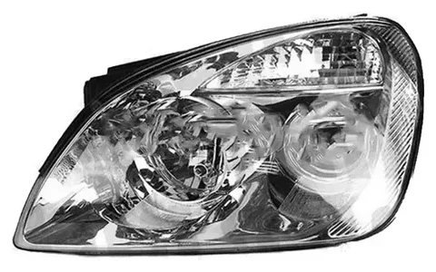 Optico izquierdo delantero de un automóvil Kia Carens fabricado entre 2008 y 2013.
