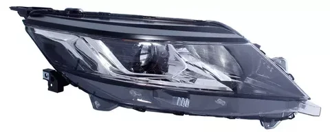 Faros delanteros halógenos del lado derecho de una camioneta Mitsubishi L200 modelo 2019 a 2023.