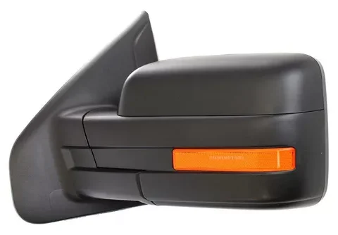 Espejo derecho eléctrico negro para Ford F150 2009/2014 con defroster, blinker y reflectante.