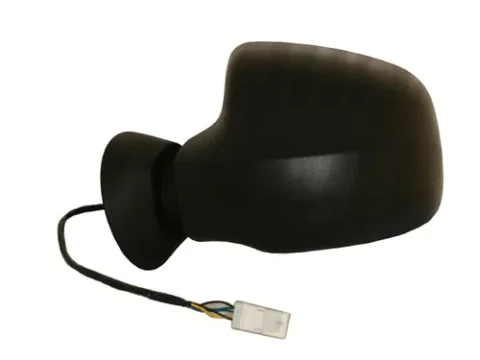 Espejo izquierdo manual negro de Renault Duster 2012-2019 y Sandero 2009-2014, ideal para reemplazo en Chile.