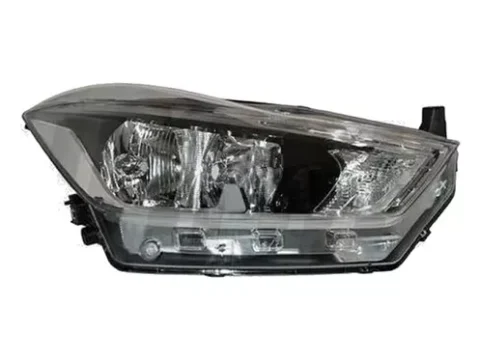 Faro principal izquierdo del Nissan Kicks 2017-2020 con luces LED diurnas y ajuste manual, ideal para vehículos en Chile.