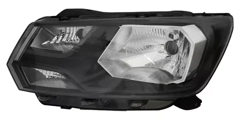 Fotografía del faro delantero izquierdo de un Volkswagen Saveiro del año 2017 al 2020.