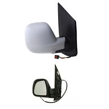 Espejo izquierdo eléctrico con funciones de desempañador y abatible eléctricamente para Peugeot Expert Traveller 2018/2023, Citroen Jumpy 2018/2023, Opel Vivaro 2020/2023, de 7 pines y listo para pintar.