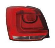 Reflector trasero izquierdo del auto Volkswagen Polo Hatchback modelo 2010 a 2013