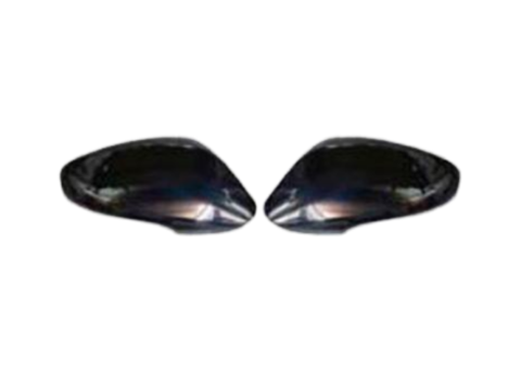 Detalle de la tapa del espejo retrovisor izquierdo de un Hyundai Accent Rb, modelo 2011 a 2019, con intermitente incluido y listo para ser pintado.