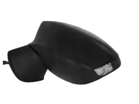 Espejo derecho eléctrico para Mazda 3 modelo 2013-2015, con defroster, abatible eléctrico, con señalizador (Blinker), listo para pintar, imagen principal. Ideal para audiencia chilena.