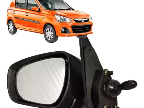 Espejo izquierdo manual para Suzuki Alto K10, modelo 2016-2020, ideal para automóviles en Chile.
