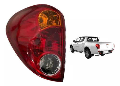 -Farol trasero izquierdo de un modelo Mitsubishi L200 fabricado entre 2008 y 2015. Componente original para vehículos en Chile.