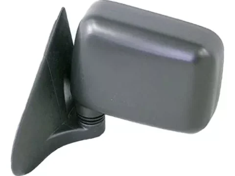 Espejo izquierdo de un Chevrolet Luv 1997/2004 de color negro, imagen principal.