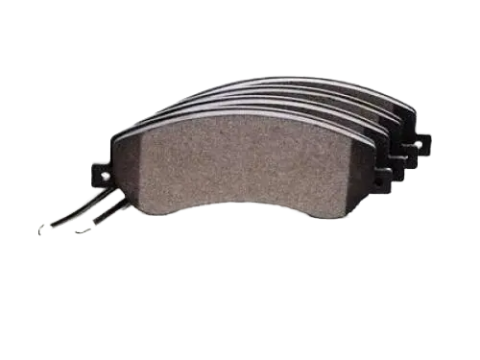 Pastillas de freno delanteras para Volkswagen Amarok 2010 en adelante y Ford Transit 2013/2015. Son semimetálicas con sistema antivibración y antirruido, imagen principal del producto.