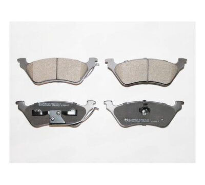 Pastillas de freno delanteras para VW Gol G6 2013/2016 G7 1.6 2016/2019, Saveiro 1.6 2010/2018 y Voyage 1.6 2013/2018, semimetálicas con sistema anti vibración y ruido - Ultrapad.