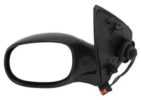 Espejo izquierdo eléctrico negro para Peugeot 206 del año 1998 al 2007