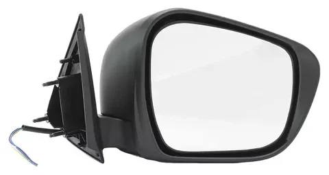Espejo lateral negro eléctrico para Nissan NP300 2016-2020 y Navara 2021 en adelante, con blinker y abatible eléctricamente. Reemplazo de alta calidad.