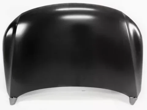 Capot de automóvil Volkswagen Gol G5 2008/2012 en color plateado.
