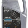 Bidón de aceite de 5 litros 5W-30, ideal para DPF con normas API SP y ACEA C2/C3, disponible en múltiplos de 4 unidades. Precio unitario.