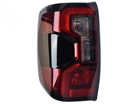 Foto de alta calidad del farol trasero izquierdo de un Ford Ranger modelo 2023 en adelante, con tecnología LED. Ideal para identificar el repuesto adecuado para tu vehículo en Chile.